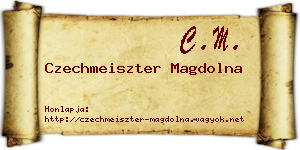 Czechmeiszter Magdolna névjegykártya